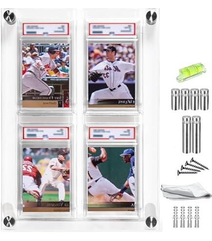 Amazon.com: Graded Card Protector - Storage Case for Graded Trading Cards  Fits PSA BGS Many More | Screw Down Design for Security and Protection