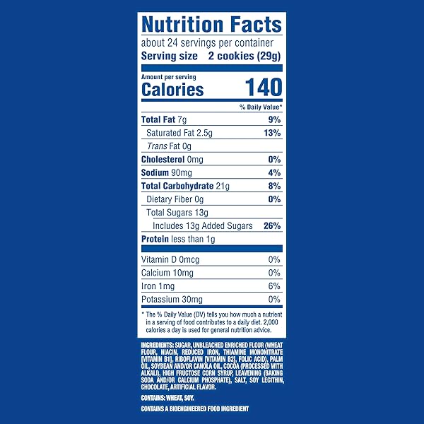 OREO DOUBLE STUF CHOCOLATE SANDWICH COOKIES, PARTY SIZE, 707G