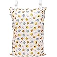 Bumkins Disney Waterproof Hanging Wet Bag Large for Baby, Laundry, Dirty Clothes, Travel, Swim Suit, Cloth Diapers, Pool, Towels, Daycare, Beach, Zip Reusable Bag, Vacation Packing, XL Winnie the Pooh