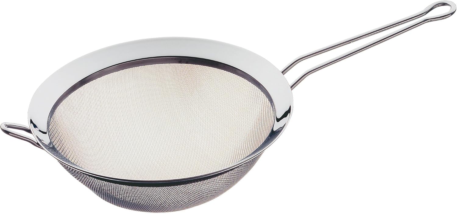 WMF Gourmet Küchensieb 22 cm, Sieb Edelstahl, Cromargan Edelstahl poliert, spülmaschinengeeignet