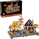LEGO Icons Autumn Cottage Garden Building Set for Adults, Ages 18+ - Whimsical Room Decor for Office, Bedroom, or Book Shelf