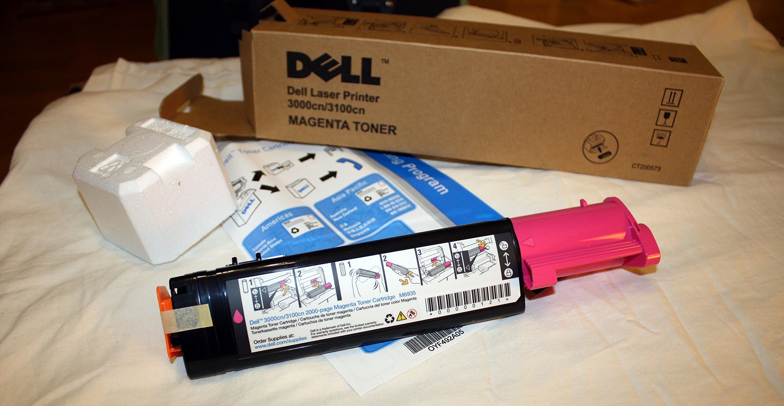 Dell No. M6935 Laser Toner Cartridge Page Life 2000pp Magenta Ref 593-10065