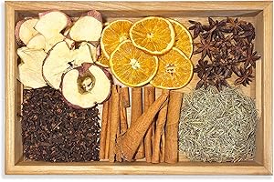Varonite Warm Home Simmer Pot Potpourri – Cinnamon, Clove, Apple, and Orange, Rosemary, Star Anise Aromatics – Perfect for Fall & Christmas Simmer Pot Mix, Gift for Mothers Day