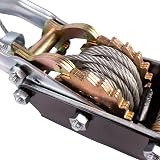 Toolzone 4 Ton Cable Puller Manual Winch Long Handle Ratchet 2m Cable view 6