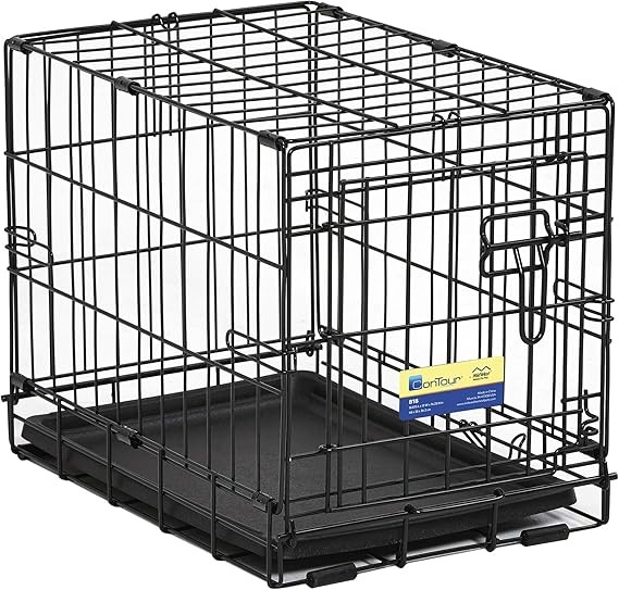 contour folding dog crate