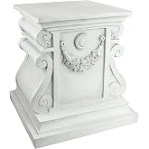 Design Toscano NG314100 Statuary Garden Base Riser, Large, Classic Plinth