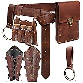 Renaissance Belt Pouch Purse Viking Bracer Hook Halloween Set Medieval Festival Costume Accessory Casual Fanny Pack Waist Bag