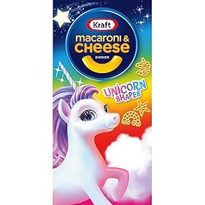 Kraft Unicorn Shapes Macaroni and Cheese Meal (5.5 oz Boxes, Pack of 12)