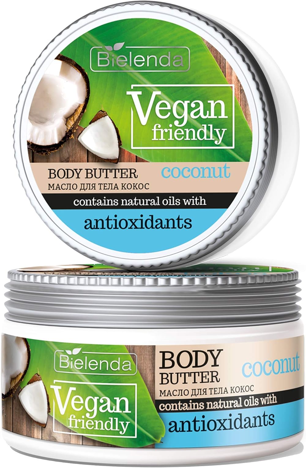 Bielenda Vegan Coconut Body Butter 250ml - Tone Moisturize Soften Smooth