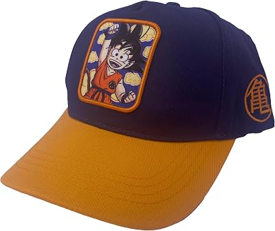 Dragon Ball | Gorra de Beisbo | Son Goku & Kame | Azul-Naranja | Talla única Baseball cap, Blu-Arancione, Taglia Unica Unisex-Adulto