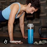Stanley 1913 Quick Flip Stainless Steel Water Bottle 0.71L Azure view 5