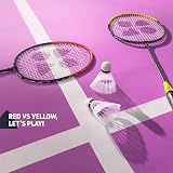 Hillington Badminton Set with Net for 4 Players – All-Weather Rackets & Carry view 7