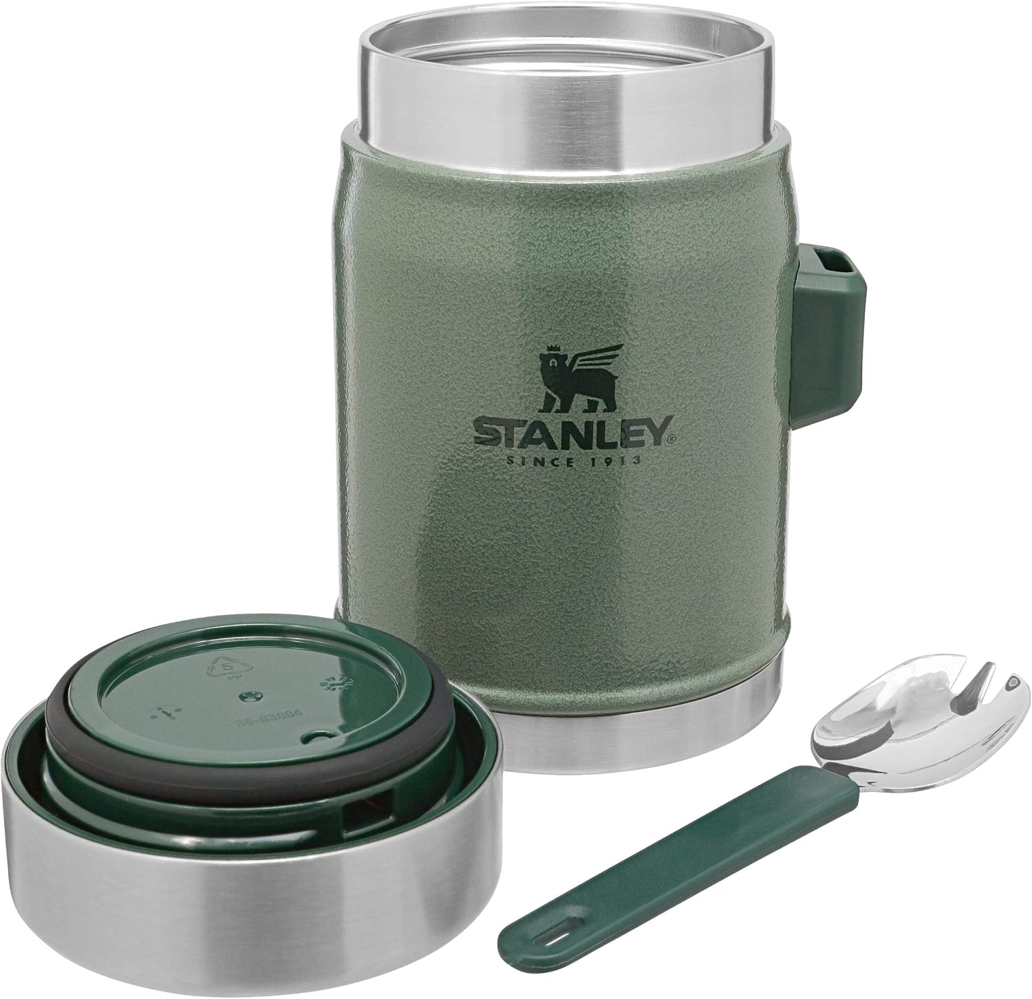 STANLEY 1913 Classic Legendary Food Jar 0.4L With Spork, Keeps Cold For 7 Hours, BPA-Free Stainless Steel Soup Flask - Image 5