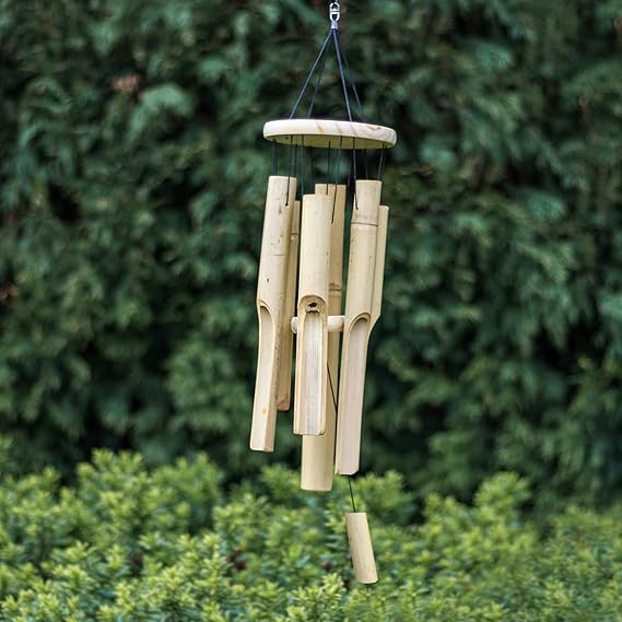 Bamboo Wind Chimes Wooden Chimes EcoFriendly Hanging Decoration