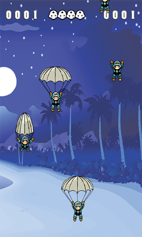 Save The Parachute Troops From Falling Down