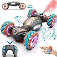Nicella Gesture Sensing RC Stunt Car, Remote Control Car for Boys Toys Age 6-8-12, 4WD Hand Controlled RC Twist Car with Light & Music, Cool and Ideas Gifts for Kids Age 7 9 10 11 12 Years
