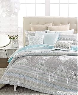 Amazon Com Steve Madden Talia 6 Piece Comforter Set King Grey