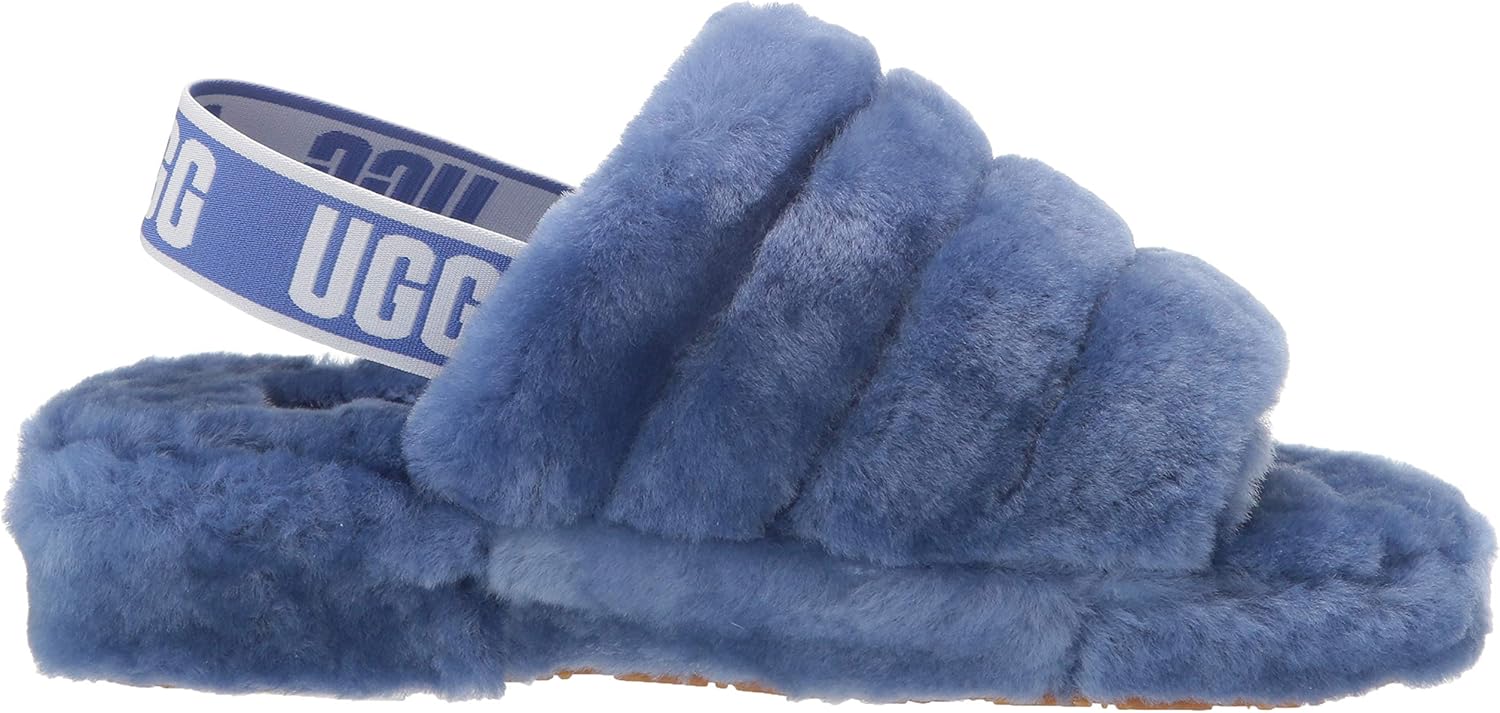 deep periwinkle ugg slides