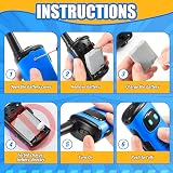 Veopoko 2 PCS Rechargeable Walkie Talkie for Kids 3-9 Yr Olds Outdoor Toy view 5
