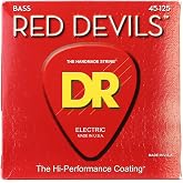 DR Strings Red Devils Electric Bass Guitar Strings - .045-.125 Medium