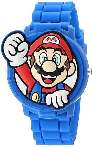 Accutime Kids Nintendo Super Mario Digital LCD Quartz Flip Open