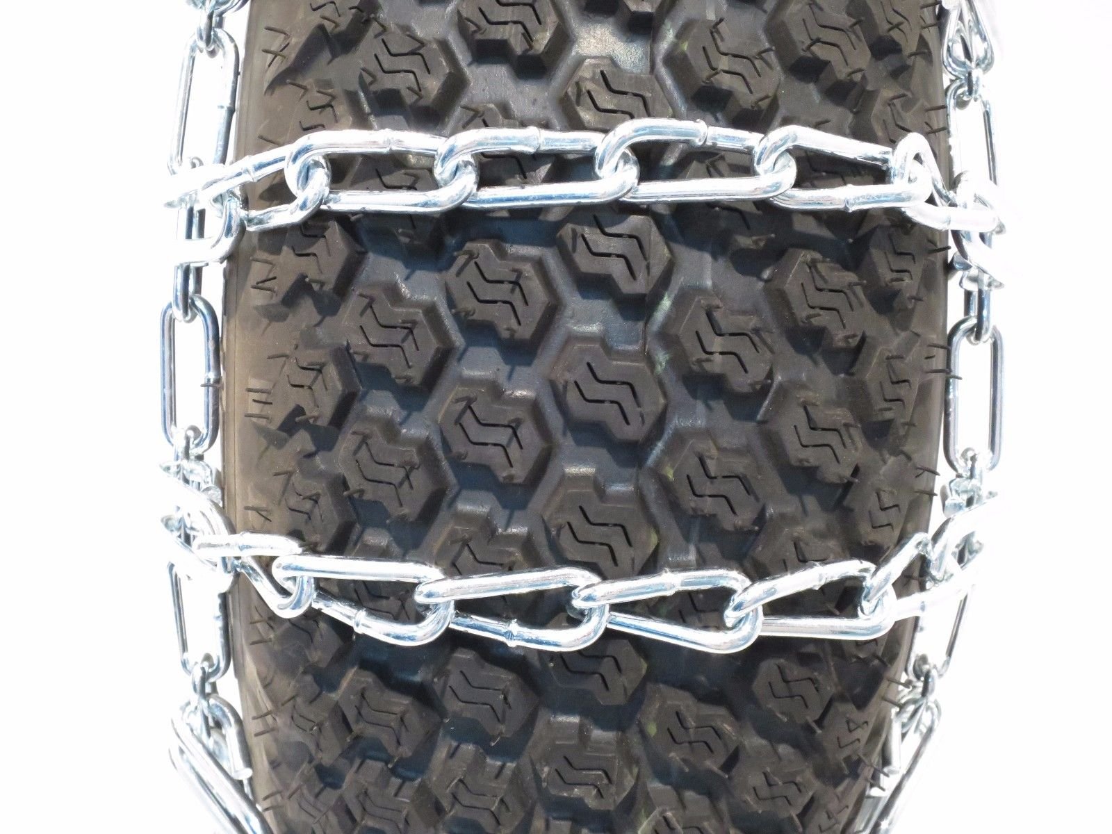 The ROP Shop | New Pair 2 Link TIRE Chains 24x12-12 for John Deere Lawn Mower Tractor Rider - Image 4