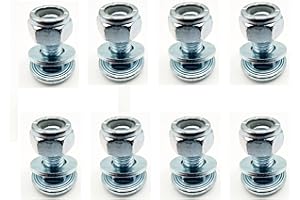 784-5581A 790-00120-0637 784-5581A-0637 Carriage Bolts Nuts for Shave Plate Scraper Bar 712-3010, 736-0242, 710-0260 (5/16-18