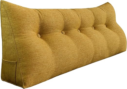 Amazon Com Wowmax Triangular Reading Pillow Large Bolster