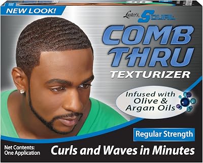 Luster's S-Curl Comb Thru Texturizer Regular for Soft Manageable Curls Waves