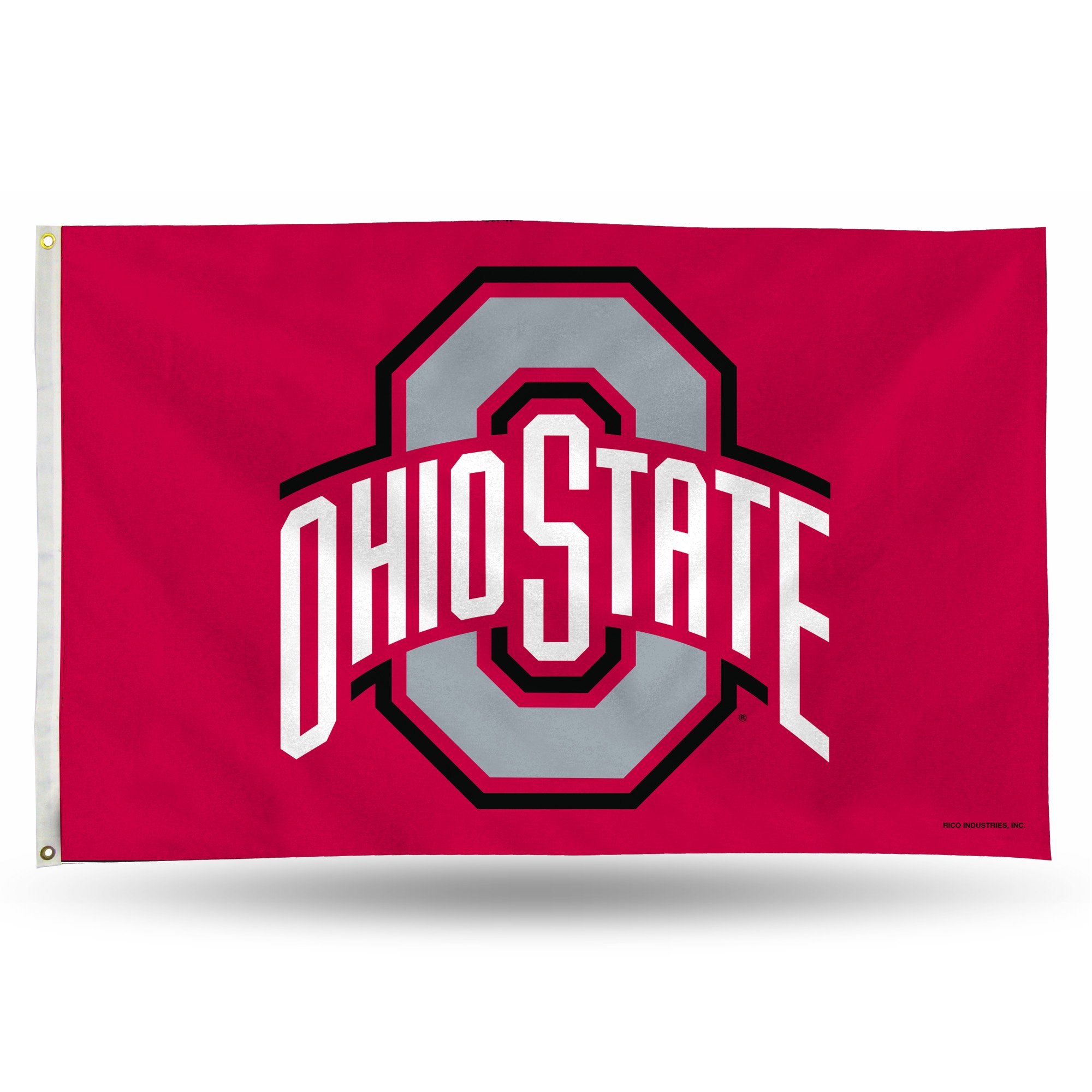 NCAA Ohio State Buckeyes 3-Foot by 5-Foot Single Sided Banner Flag with Grommets — image 1