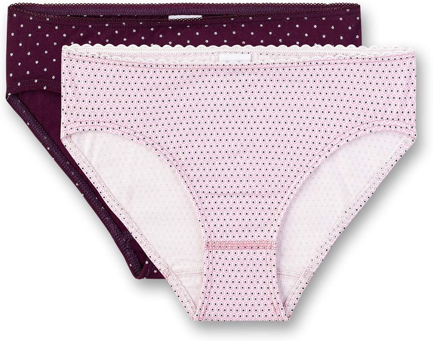 Sanetta Baby-Mädchen Unterwäsche Aus 100% Bio-Baumwolle – Weich, GOTS-zertifiziert, Mit Süßem Vogel-Motiv