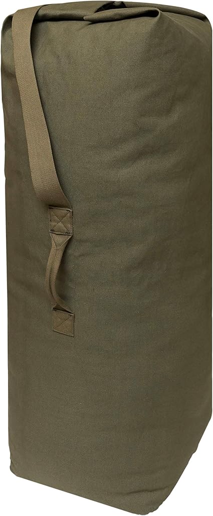extra large canvas duffle bag
