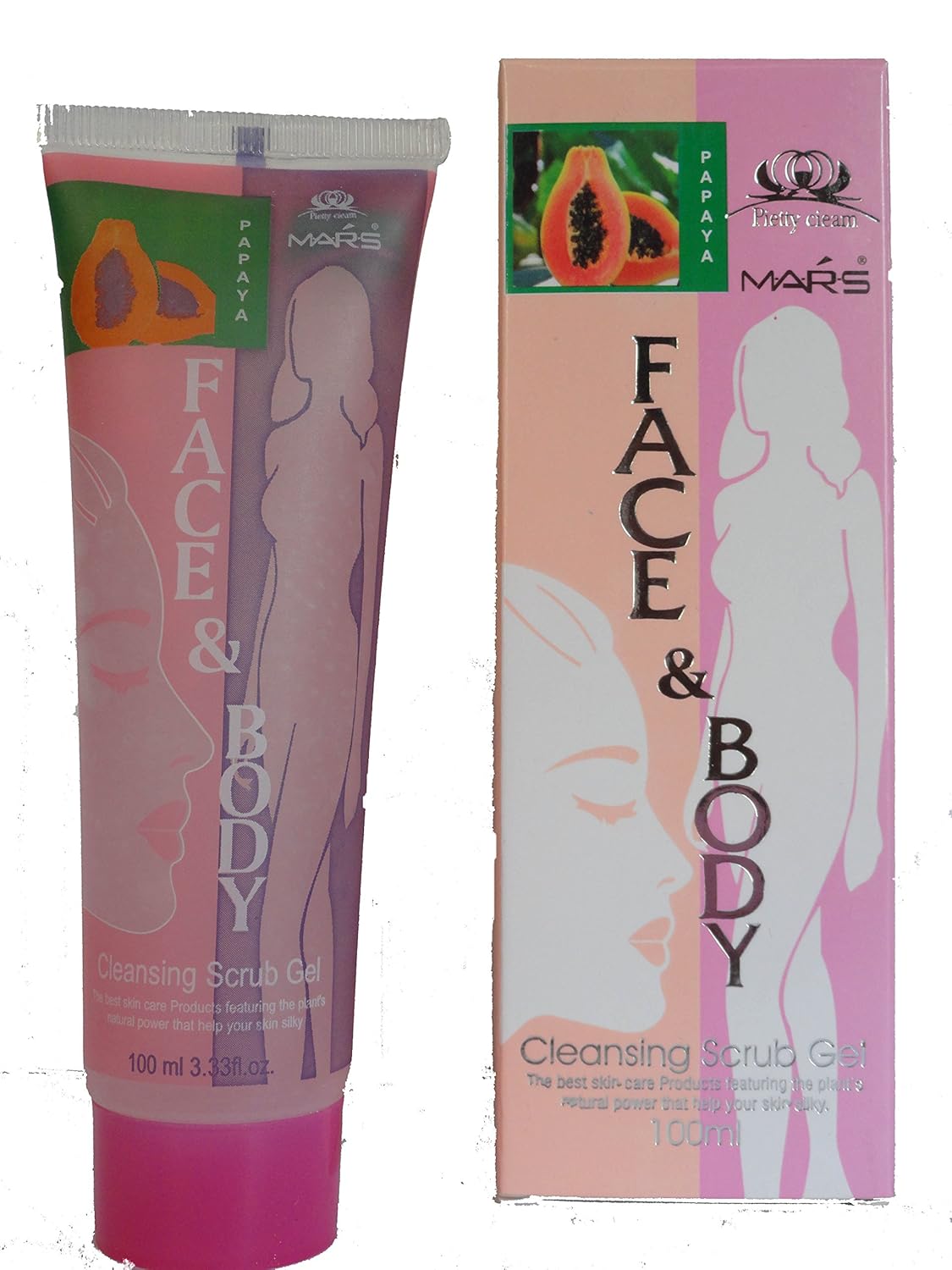 body cleansing scrub gel 100 ml papaya 