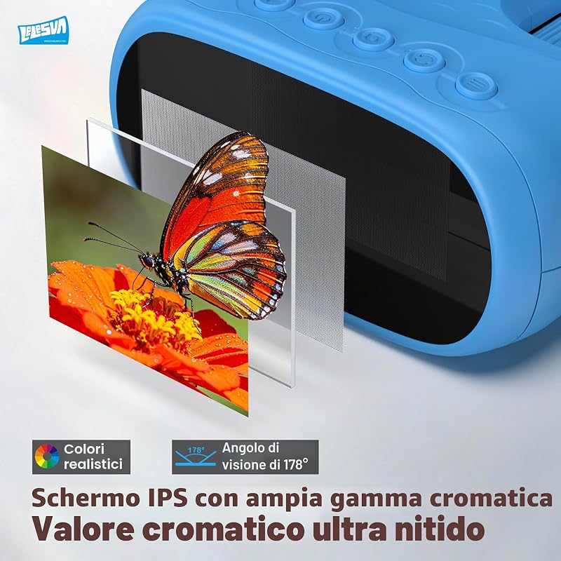 Microscopio e Telescopio 2 in 1, Mini Microscopio Portatile Tascabile 1000X, Telescopio Portatile 1000 m, Telescopio 10X Per Bambini, Telescopi Per Bambini con 1920P, Ottimo Giocattolo Scientifico