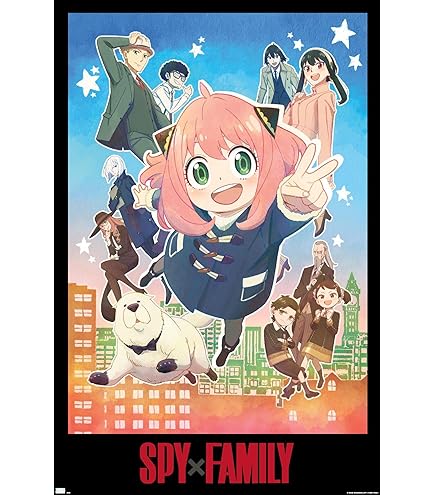 Amazon.com: Trends International Spy x Family - Family Key Art