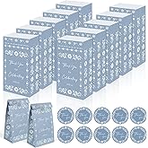 24 Pcs Blue Cielito Lindo Party Favor Bags Platos De Barro Mexicanos Gift Bags with Stickers Cielito Lindo Party Decorations Cinco De Mayo Goodie Bag for Mexican Fiesta Baby Shower Supplies (Blue)