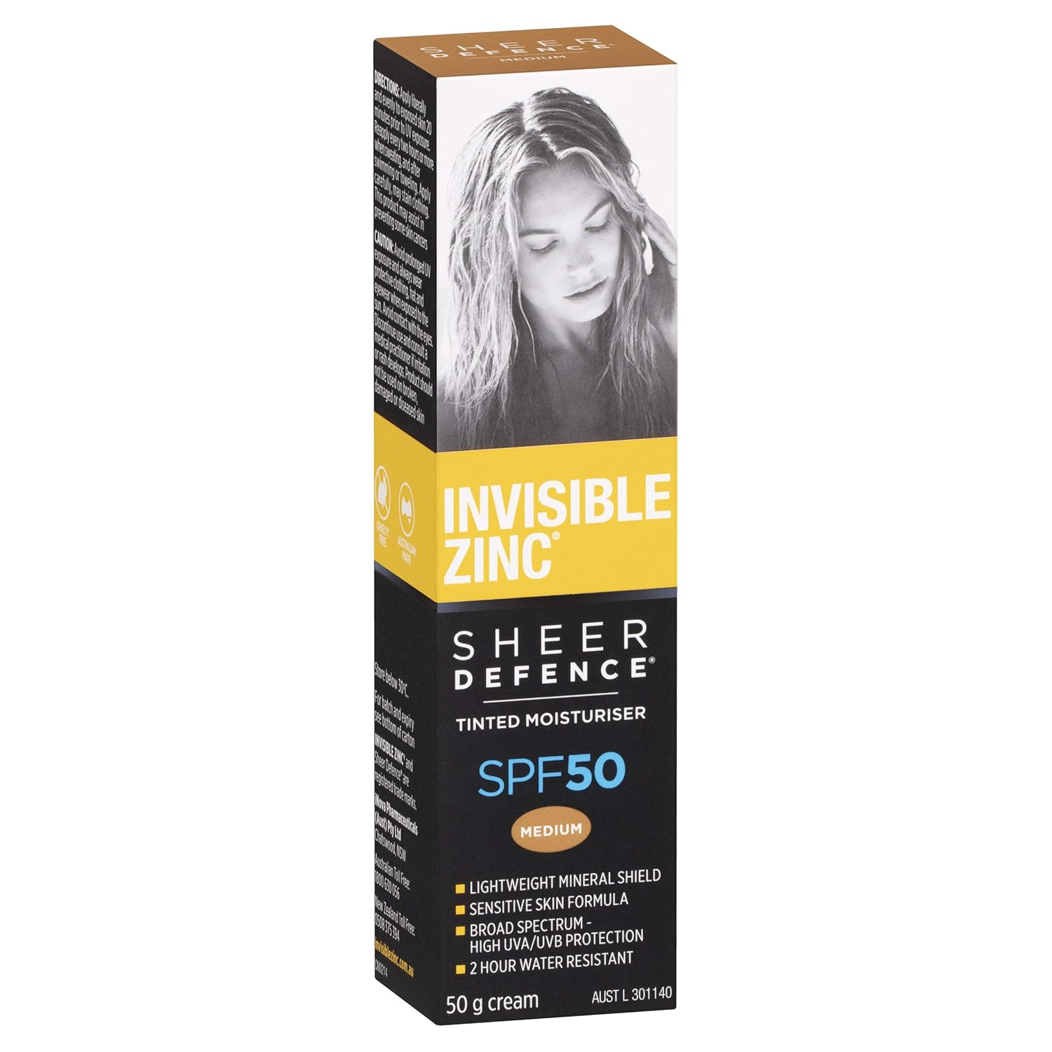 invisible zinc sheer defence ingredients