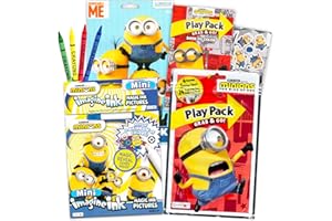 Despicable Me Minions Magic Ink Coloring Book and Play Set (Imagine Ink Book, Mess Free Marker and Play Pack)