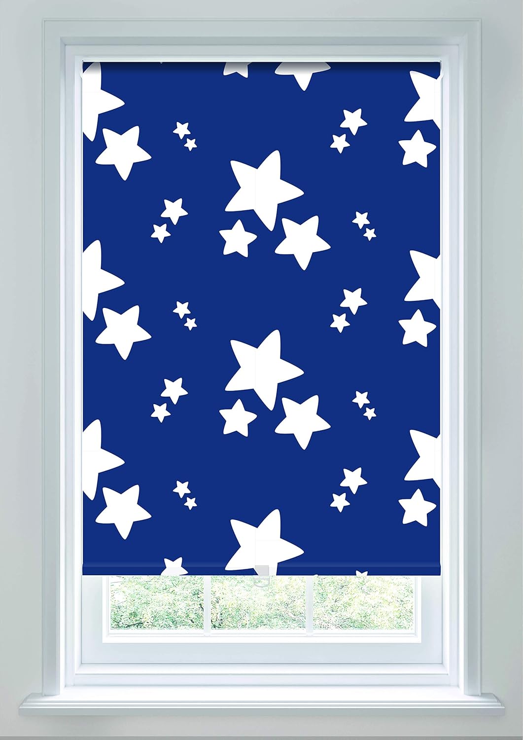 ABC Decor Cordless Thermal Blackout Roller Blind, Child, Kid Safe