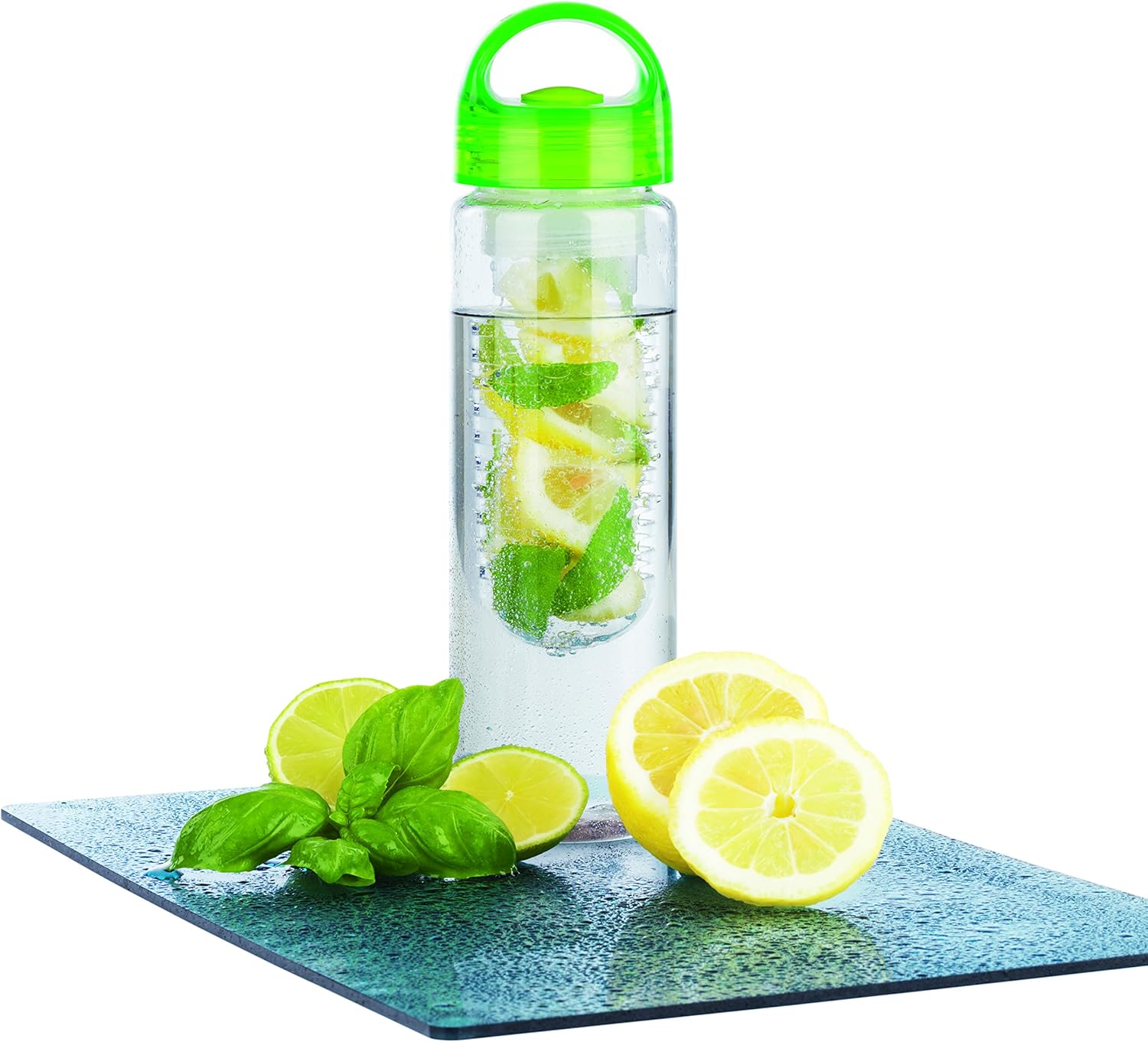 Trinkflasche Mit Einsatz Für Früchte Glas TV Unser Original Maxxcuisine Trinkflasche mit Fruchteinsatz, Grün