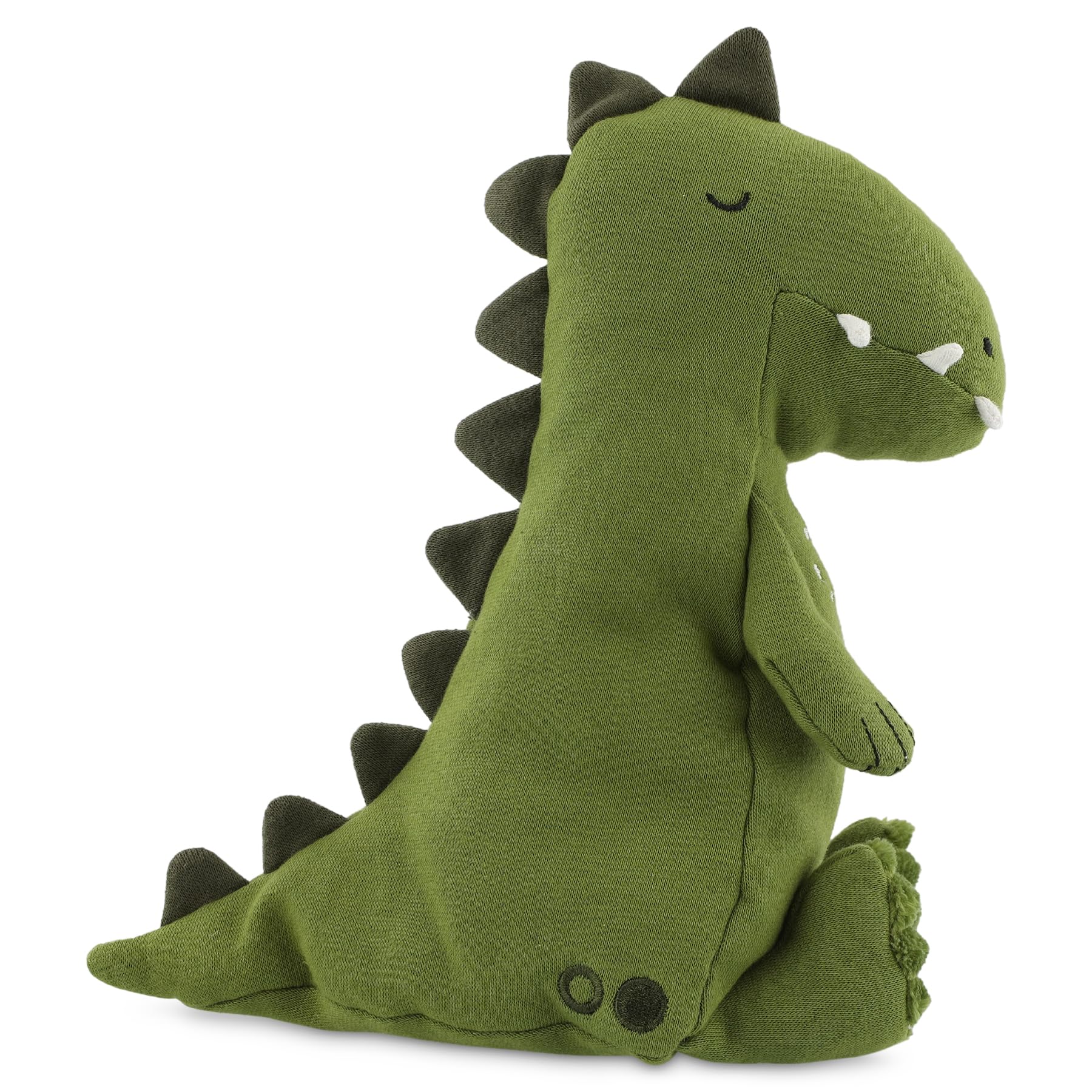 Trixie Small Plush Toy - Mr Dino - Stuffed animal - 0m+ - Organic Cotton - Green