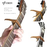 Sondery Professional Capo for Guitars, Adjustable Tension, Zinc Alloy view 5