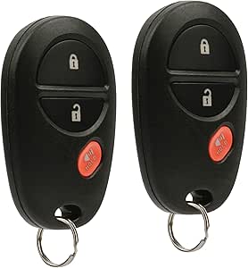 Key Fob Keyless Entry Remote Fits Toyota Tacoma Tundra Sienna Sequoia Highlander Gq43vt20t Set Of 2 Automotive Amazon Com
