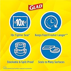 Glad Press'N Seal Plastic Wrap for Food, Griptex