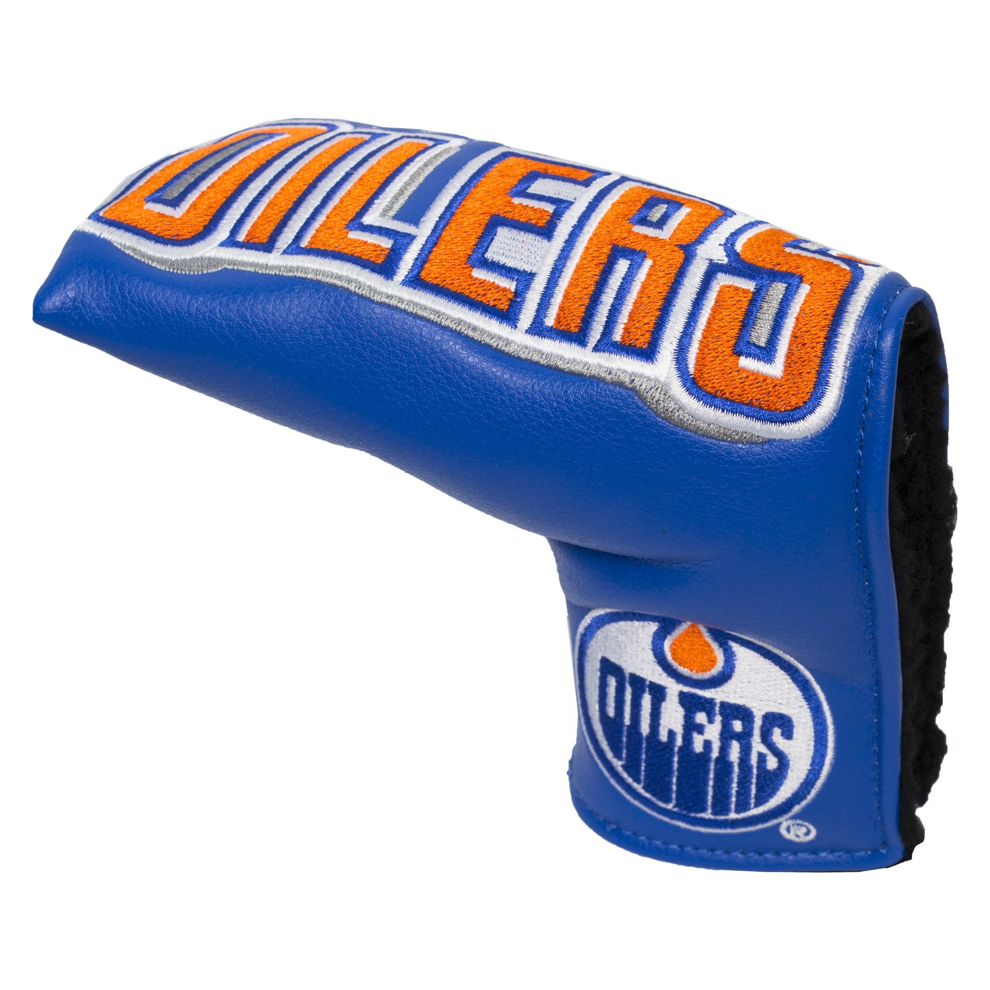 Team Golf NHL Edmonton Oilers Vintage Blade Putter Cover Golf Club Vintage Blade Putter Headcover, Form Fitting Design, Fits Scotty Cameron, Taylormade, Odyssey, Titleist, Ping, Callaway