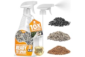 SHABEBE Rock Glue for Landscaping with Sprayer 27oz, Ready-to-Use Mulch & Gravel Binder, Fast-Dry No Dilution, Weather-Resistant Spray Rock Glue for Garden Beds, Pea Gravel & Small Stone