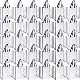 Eccliy 30 Pack 12x12x6 Inch Clear Tote Bag Stadium Approved Bulk Plastic Beach Tote Gift Bag with Handle for Gym Sports | 30 Pack, 12x12x6 Inch, Stadium Approved, Bulk, Tote Gift Bag, with Handle
