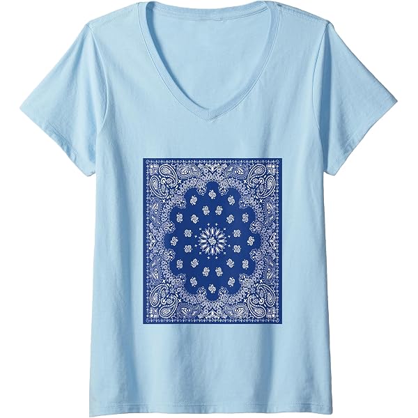 blue cheese dressing without buttermilk Smythe Bandana Neck Shirt in Blue Gingham main image 1