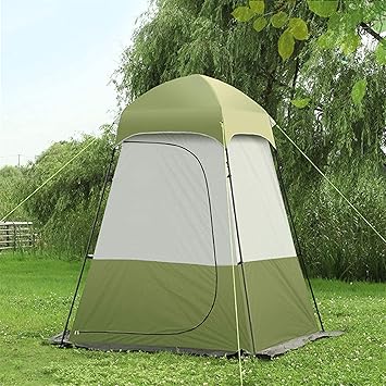 Amazon Co Jp キャンプ用品軽量キャンプテント屋外入浴テントテント屋外キャンプシャワーテントドレッシング更衣室テントピクニック釣り用屋外可動式 色 緑サイズ 190x190x240cm スポーツ アウトドア