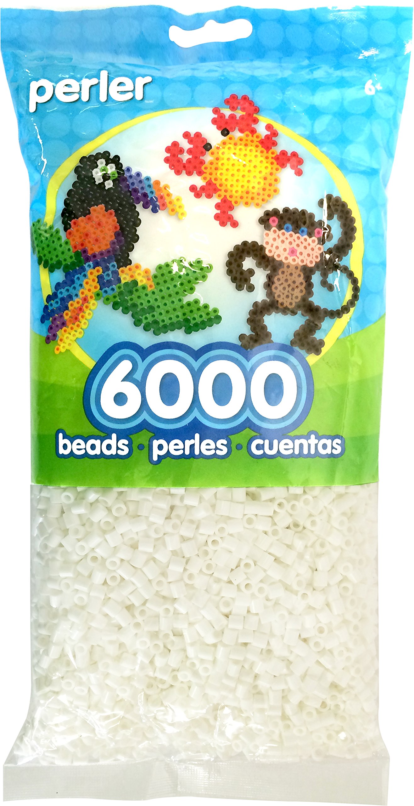 Perler Beads White Bead Bag (6000 Count) Free Shipping eBay